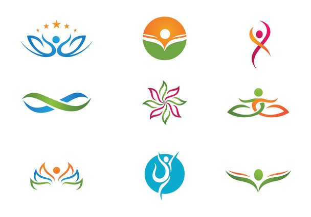 логотип здоровой жизни
 - Вектор,изображение