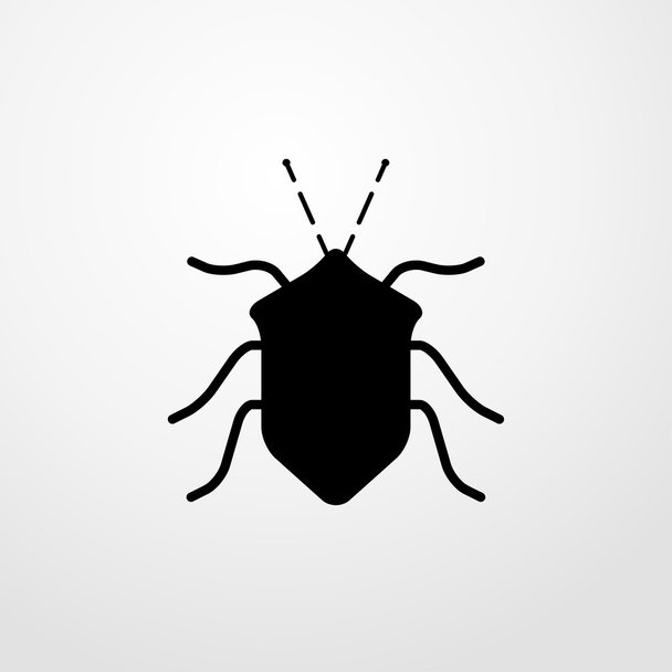 bug icon. Flat design - Vektori, kuva