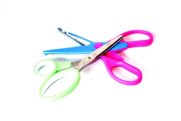 Scissors are hand-operated cutting instruments. - Photo, Image