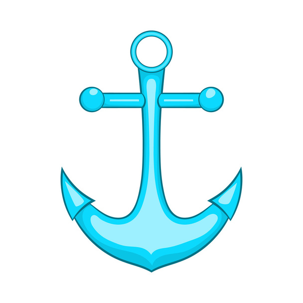Anchor icon in cartoon style - Vector, Image