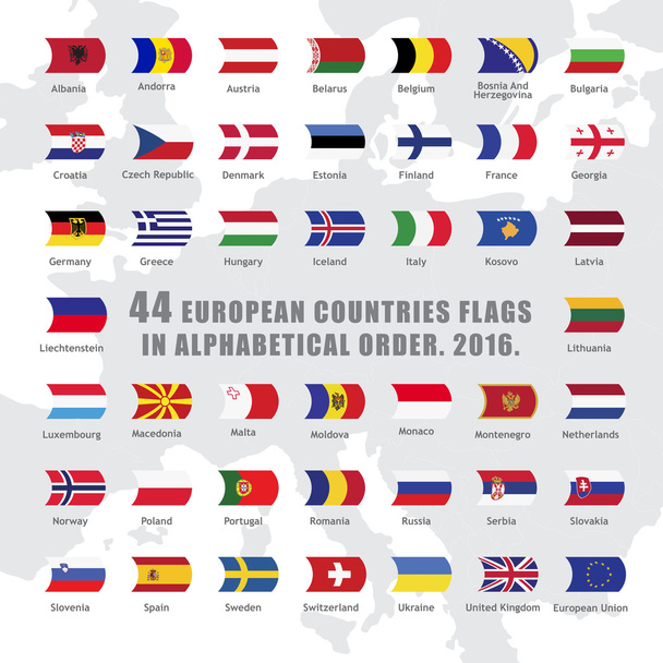 World flags all - Vector, Image