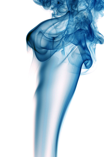 blue smoke - Foto, afbeelding