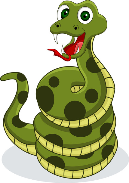 Kígyó rajzfilm - Vektor, kép