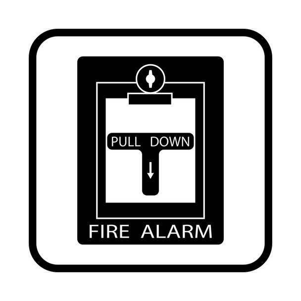 Fire alarm icon - Vector, Image