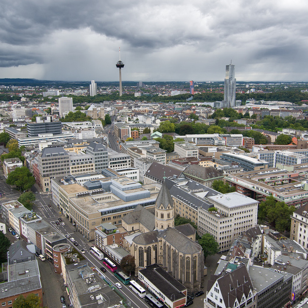 Aerial view of Cologne from the viewpoint of Cologne Cathedral. - Фото, зображення