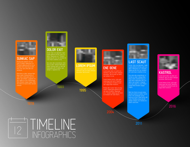  timeline report template  - Vector, Image