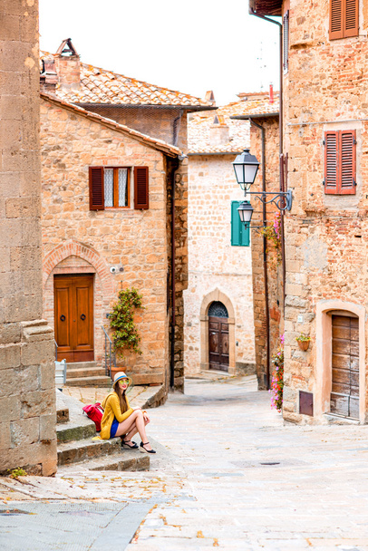 Montepulciano sokak görünümü - Fotoğraf, Görsel