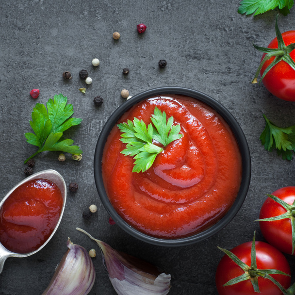 Tomato ketchup sauce - Foto, Imagen