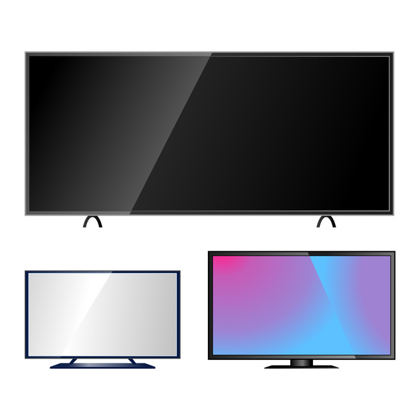Ilustración del vector de pantalla TV - Vector, Imagen