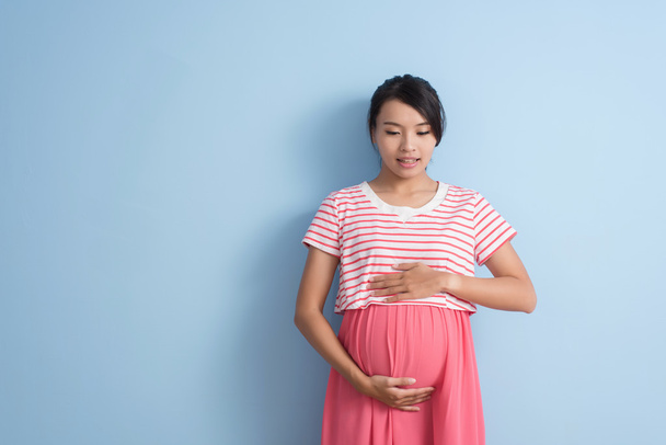 Aziatische zwangere vrouw - Foto, afbeelding