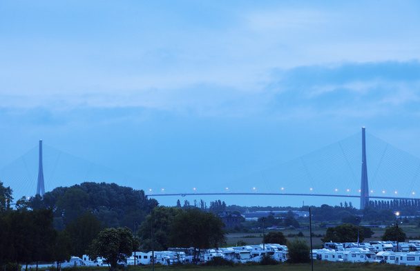 Pont de Normandie en Le Havre
 - Foto, imagen