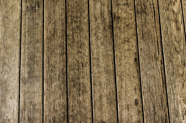 Decking de madera gastado con textura
 - Foto, Imagen