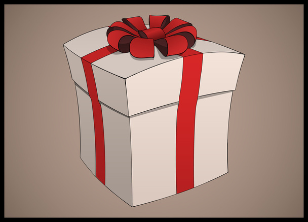 Подарочная коробка
 - Вектор,изображение