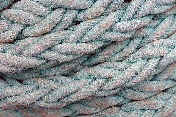 Thick rope on the ship - Photo, image