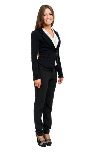 Young businesswoman smiling - Foto, afbeelding