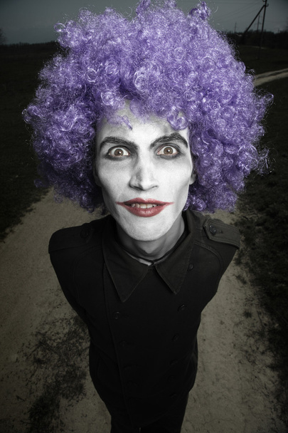 сумасшедший клоун
 - Фото, изображение