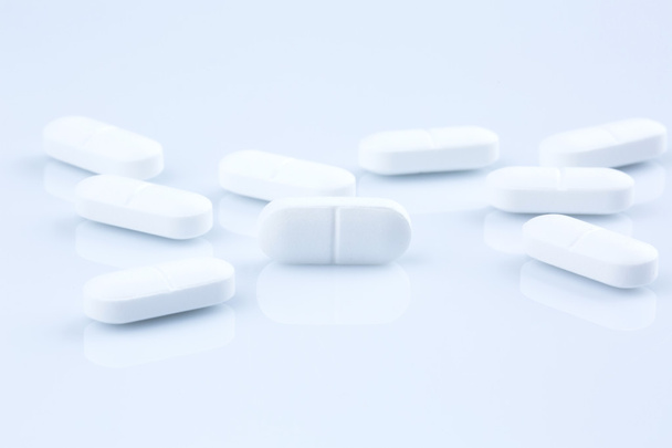 Closeup of medicine tablets - Foto, Imagem