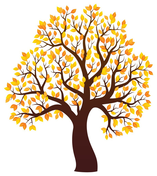 Árbol de otoño tema imagen 3
 - Vector, Imagen