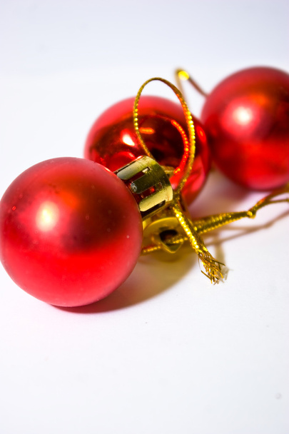 червоні різдвяні прикраси
 - Фото, зображення