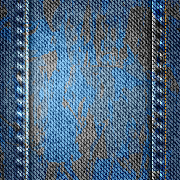 синій джинсова текстура фону з плямами Векторні ілюстрації. ЕПС 10
 - Вектор, зображення