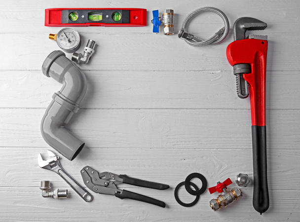 pile of Plumber tools - Photo, Image
