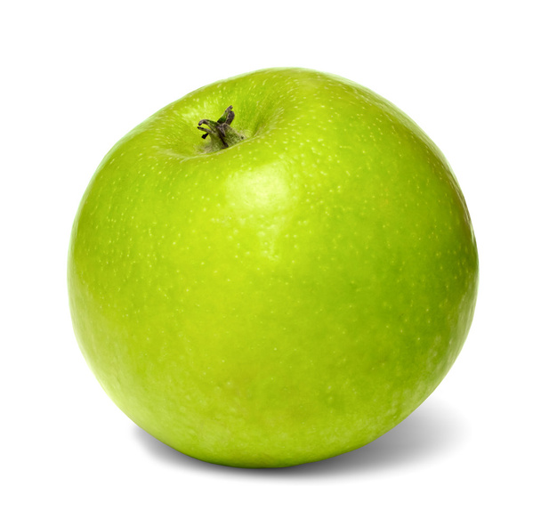 izolované zelené jablko na bílém pozadí - Fotografie, Obrázek