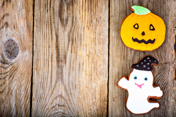 Gingerbread for Halloween. Funny Holiday Food - Foto, afbeelding