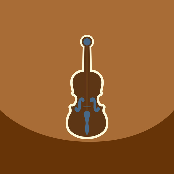 vector plano icono diseño colección instrumento musical
 - Vector, Imagen