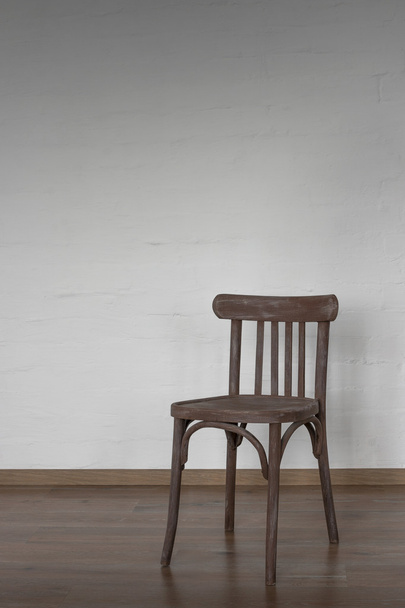 Cadeira de madeira velha
 - Foto, Imagem
