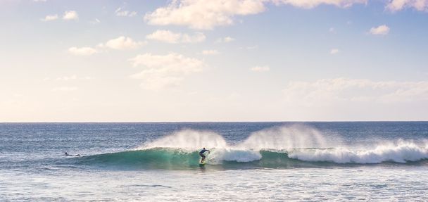 Surfing the Easter Island - Photo, Image