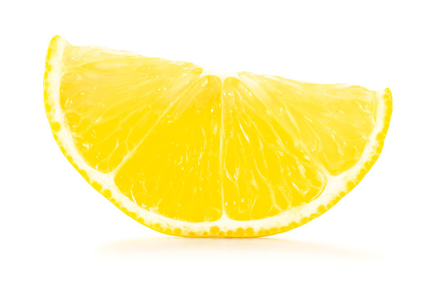 Lemon isolated on white - Фото, зображення