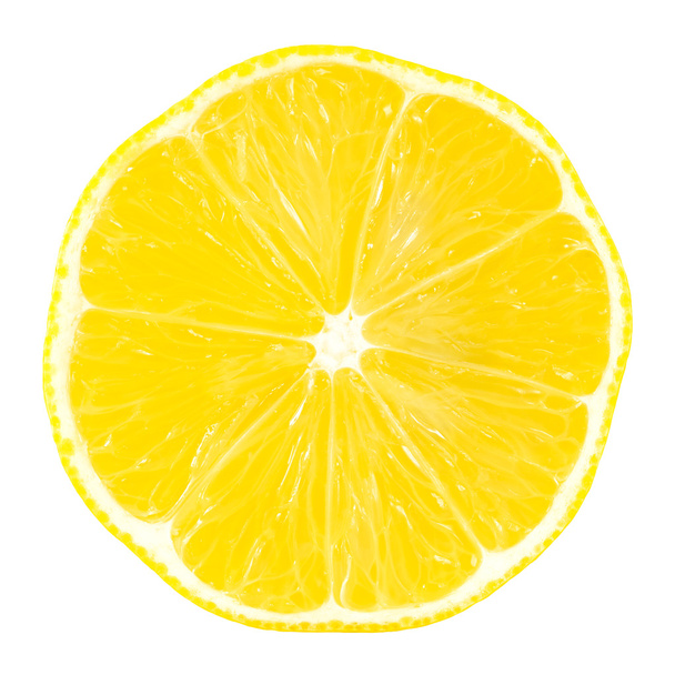 Lemon isolated on white - Фото, зображення