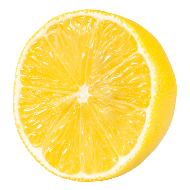 Lemon isolated on white - Fotoğraf, Görsel