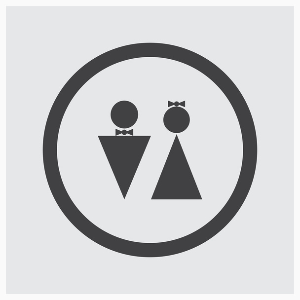 WC Icon. web design - Vector, Image