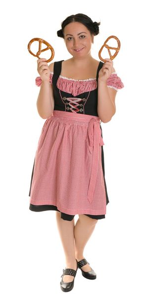 A woman in traditional Bavarian dress - Dirndl. - Foto, Imagen