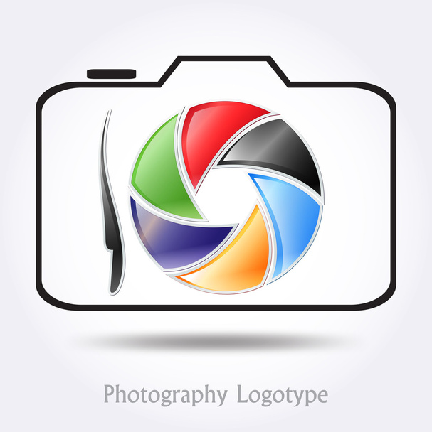 Logotipo da empresa de fotografia # vector
 - Vetor, Imagem