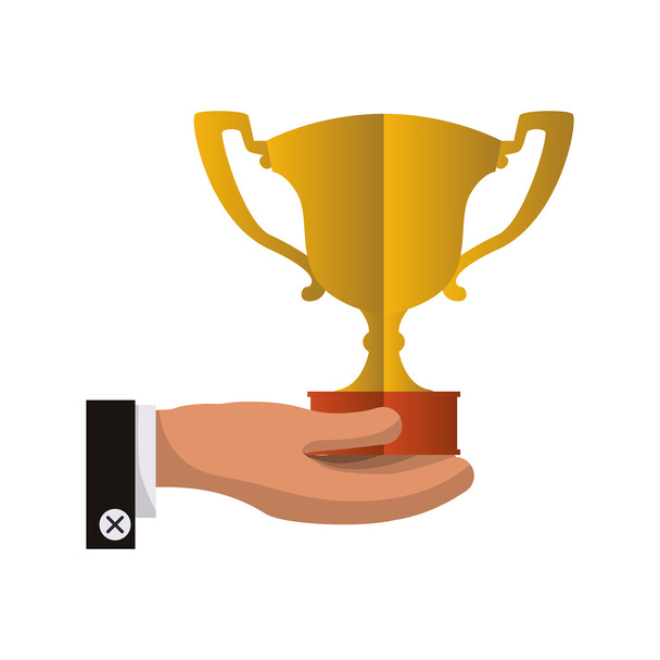 trofeo oro ganador diseño
 - Vector, Imagen