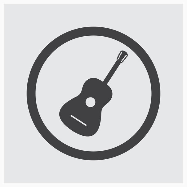 Vecteur d'icône de guitare. conception web
 - Vecteur, image
