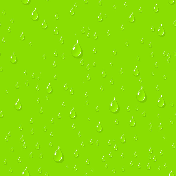 Water transparent drops seamless pattern. - Vector, Image