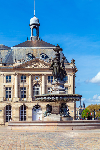 Place de la Bourse, Bordeaux, Franciaország - Fotó, kép