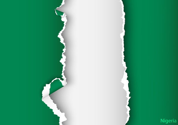 ナイジェリアの国旗をデザイン  - ベクター画像