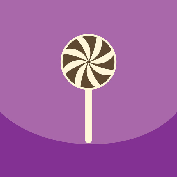 vector plano icono diseño colección bombones dulces
 - Vector, Imagen