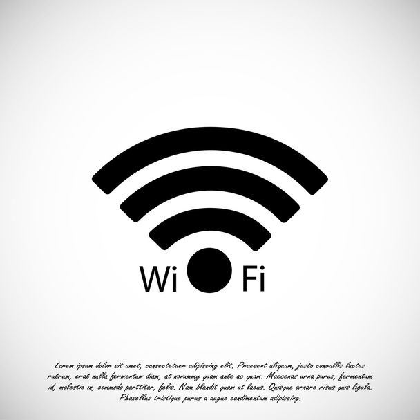 Icono plano Wi-Fi
 - Vector, Imagen