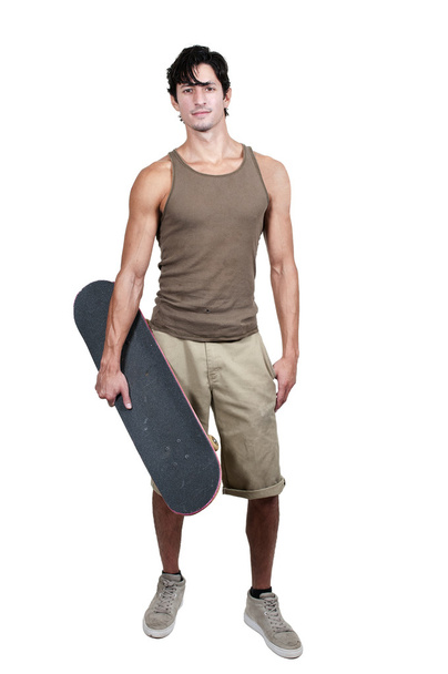 Man with Skateboard - Fotó, kép