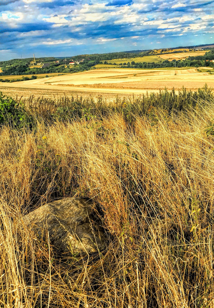 Ekstremalne krajobraz panoramiczny w Sudetach zakres, Polska - Zdjęcie, obraz