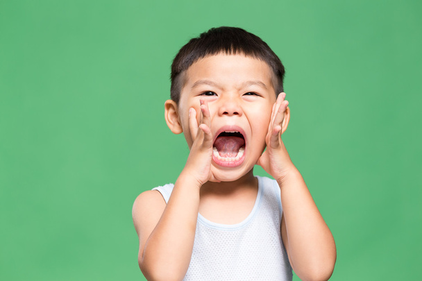 Little boy scream - Foto, imagen