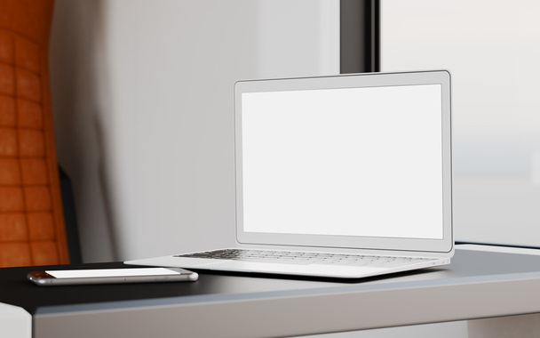 Pantalla de computadora portátil moderna
 - Foto, imagen