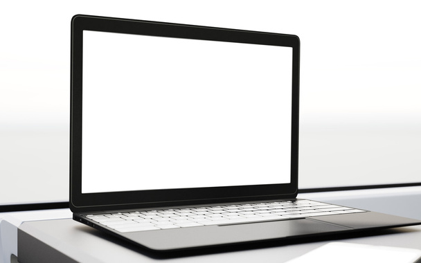 Modern hordozhatószámítógép-képernyő - Fotó, kép