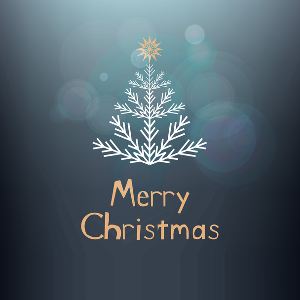 Merry Christmas background - Vector, Imagen