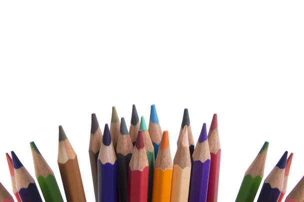 color colourful pencil background palette group  - Photo, Image